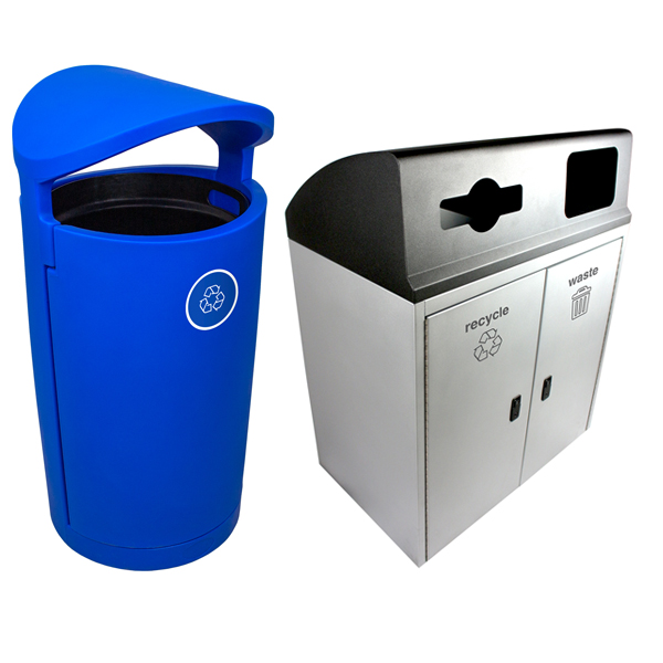 Outdoor Recycling & Waste Bins